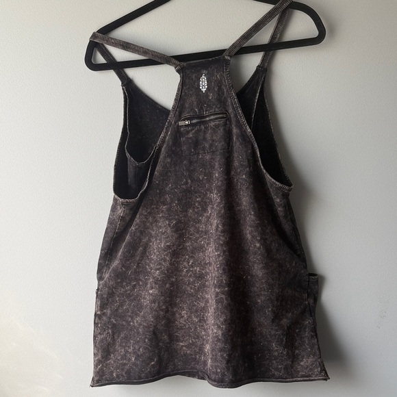 NWOT Free People Movement Acid washed hot shot mini dress - Picture 2 of 5
